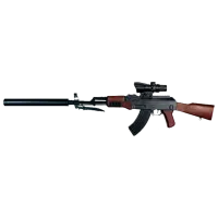 Pistol de jucărie J-Shot AK47 G700 14+ / Bile gel / Brown photo 3