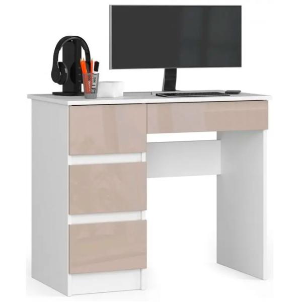 Masă de birou Akord A-7 90 Left PAL/ White photo 1