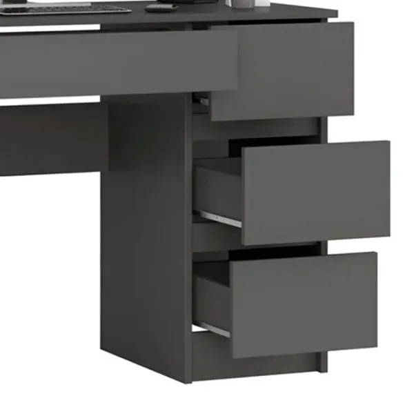Masă de birou Akord A-7 90 Right PAL/ Graphite photo 4