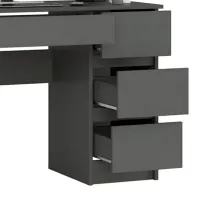 Masă de birou Akord A-7 90 Right PAL/ Graphite photo 4