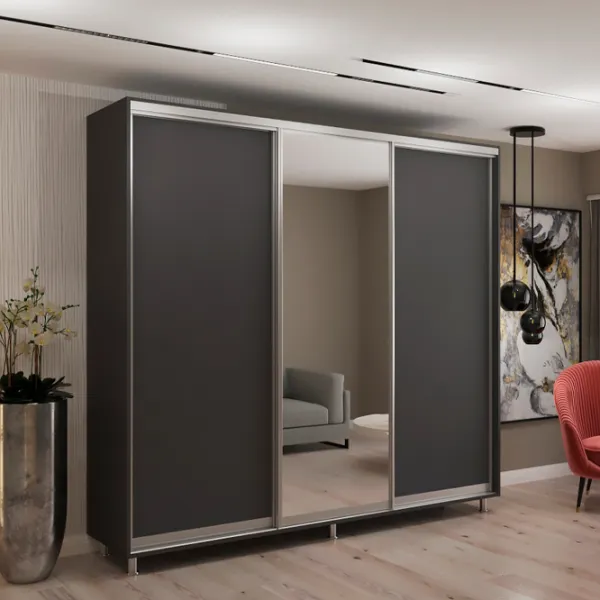 Dulap My-Style Cupe 250 x 60 x 200 / PAL / Anthracite photo 2