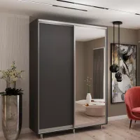 Шкаф My-Style Cupe 110 x 60см x 200 / ЛДСП / Anthracite photo 2