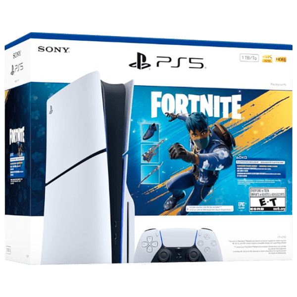 Sony PlayStation 5 Slim Disc Fortnite Flowering Chaos Bundel 1 TB / White photo 1