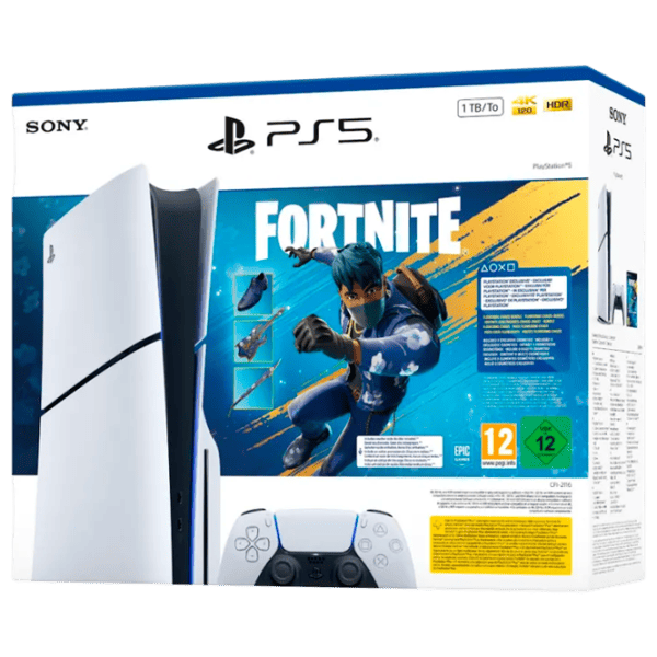 Sony PlayStation 5 Slim Disc Fortnite Flowering Chaos Bundel 1 TB / White photo 2