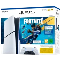 Sony PlayStation 5 Slim Disc Fortnite Flowering Chaos Bundel 1 TB / White photo 2