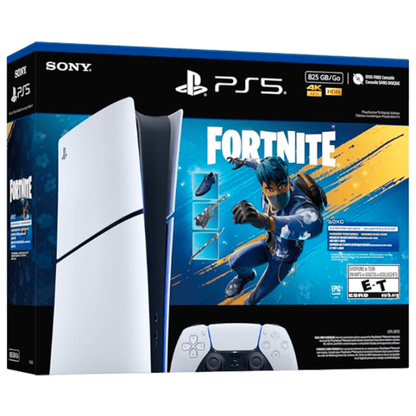 Sony PlayStation 5 Slim Digital Fortnite Flowering Chaos Bundel 825 GB / White photo 1