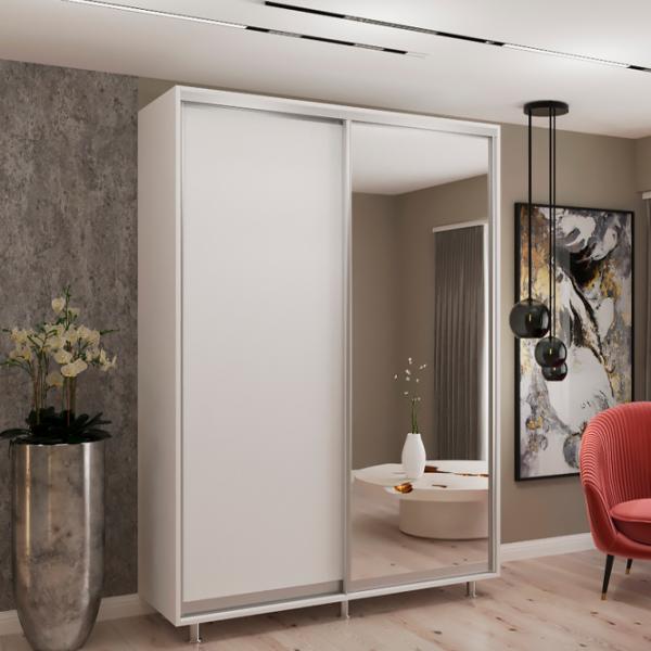 Dulap My-Style Cupe 130 x 60 x 220 / PAL / White photo 2