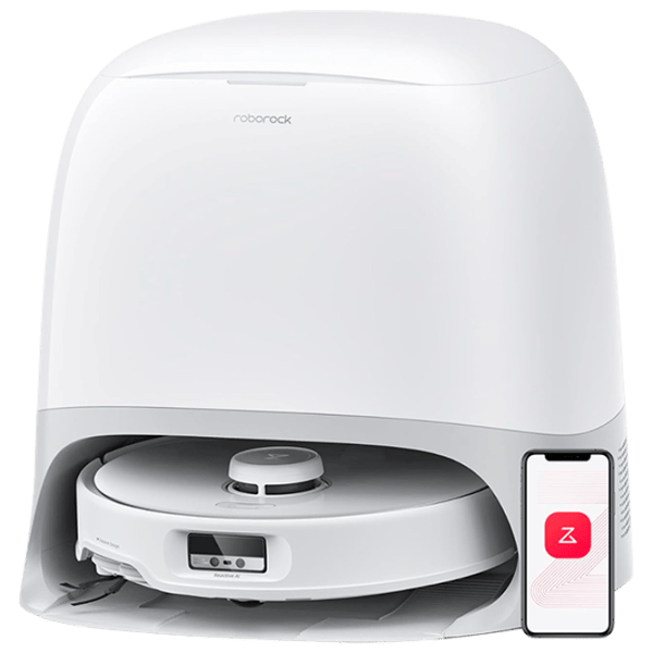 Робот пылесос Roborock QRevo Curve 6400 мАч / Белый photo 1