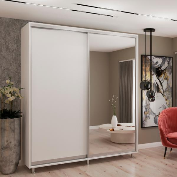 Dulap My-Style Cupe 210 x 60 x 220 / PAL / White photo 3