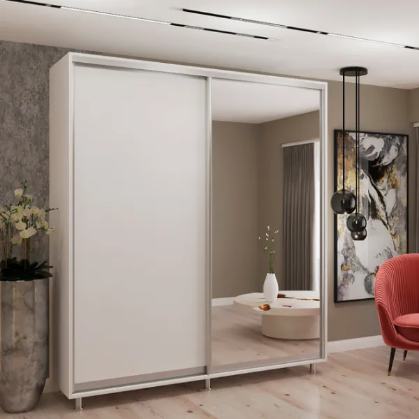 Dulap My-Style Cupe 220 x 60 x 210 / PAL / White photo 3