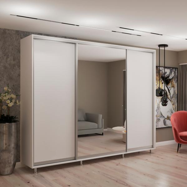 Dulap My-Style Cupe 280 x 60 x 200 / PAL / White photo 2