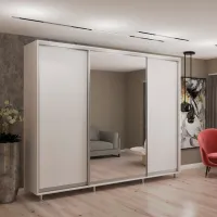 Dulap My-Style Cupe 280 x 60 x 200 / PAL / White photo 2