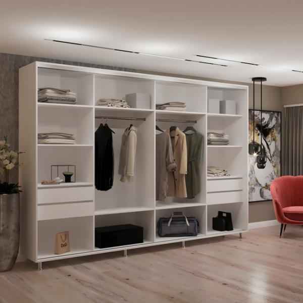Dulap My-Style Cupe 320 x 60 x 240 / PAL / White photo 2