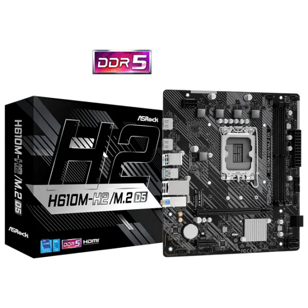 Placă de bază ASRock H610M-H2/M.2 D5 mATX / Intel H610M photo 2