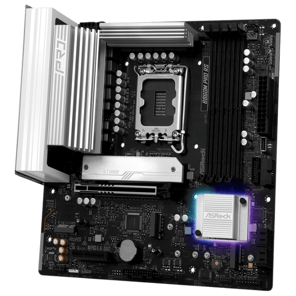 Placă de bază ASRock B860M PRO RS mATX / Intel B860M  photo 2
