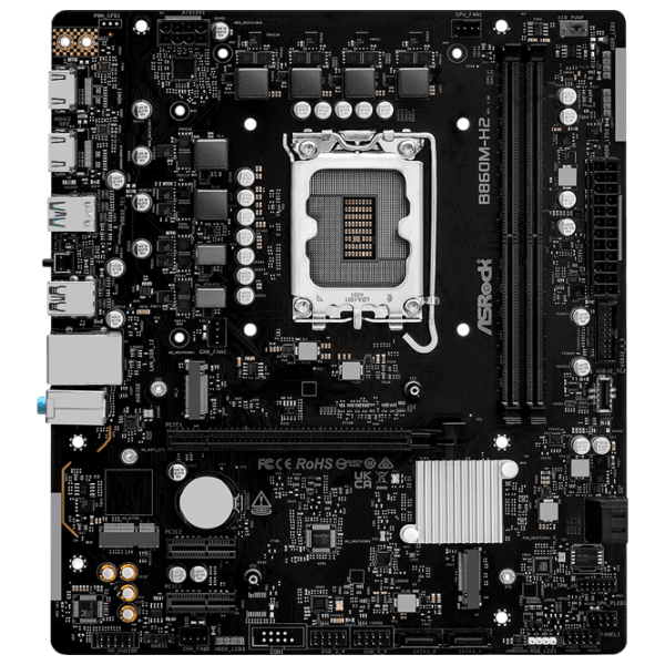 Placă de bază ASRock B860M-H2 mATX / Intel B860M  photo 1