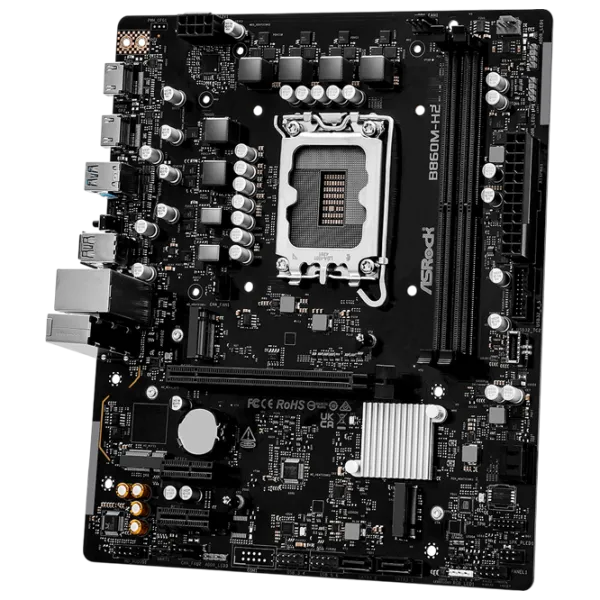 Placă de bază ASRock B860M-H2 mATX / Intel B860M  photo 2