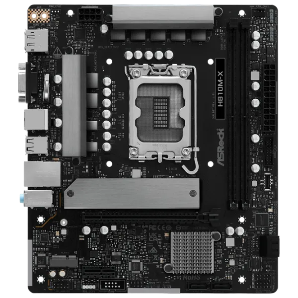 Placă de bază ASRock H810M-X mATX / Intel H810M-X photo 1
