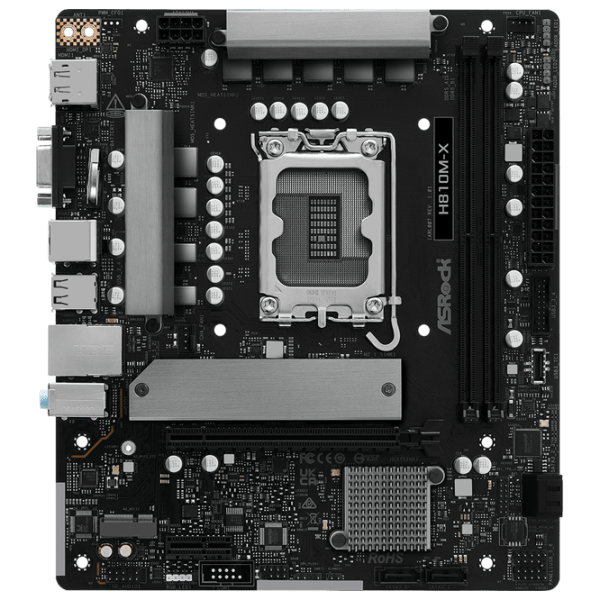 Placă de bază ASRock H810M-X mATX / Intel H810M-X photo 1