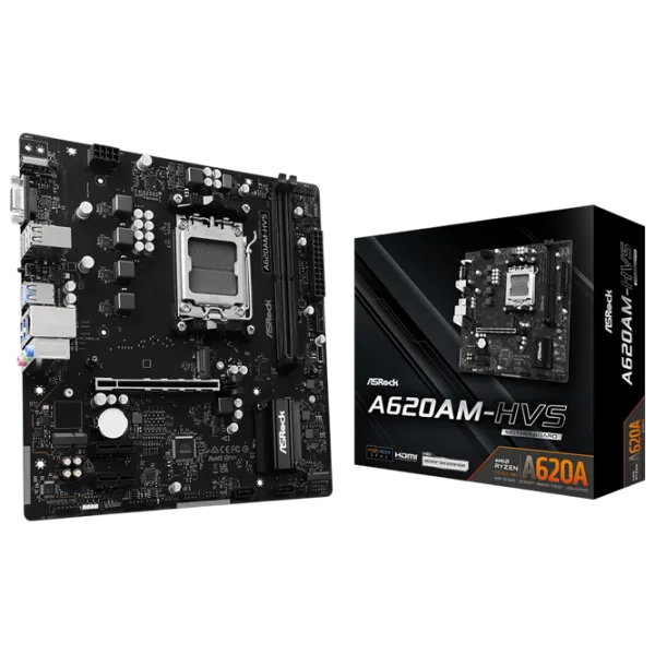 Placă de bază ASRock A620AM-HVS mATX / AMD A620M  photo 2
