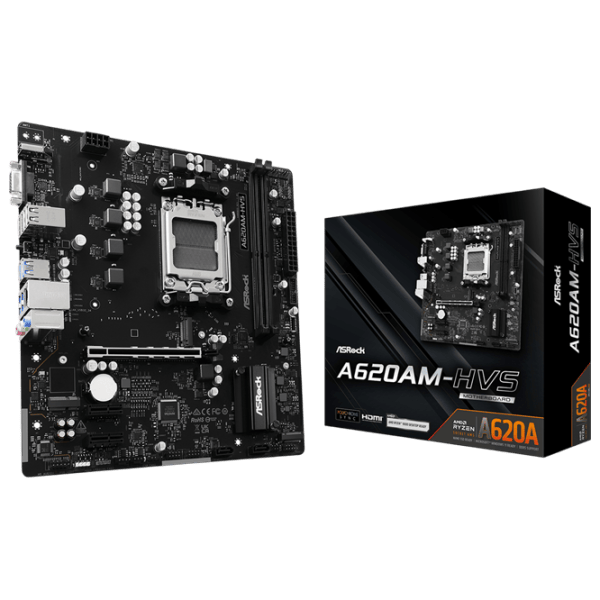 Placă de bază ASRock A620AM-HVS mATX / AMD A620M  photo 2