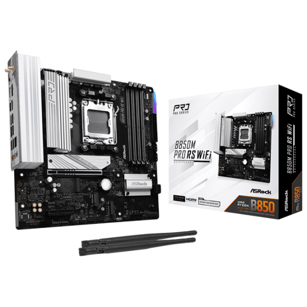 Placă de bază ASRock B850M PRO RS WIFI  mATX / AMD B850 photo 2