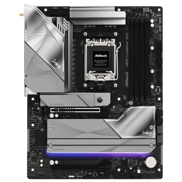 Placă de bază ASRock X870 Pro-A WiFi mATX / AMD X870 photo 1