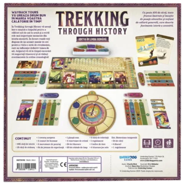 Joc de masă Underdog Games Trekking Through History 10+/ Strategie photo 4
