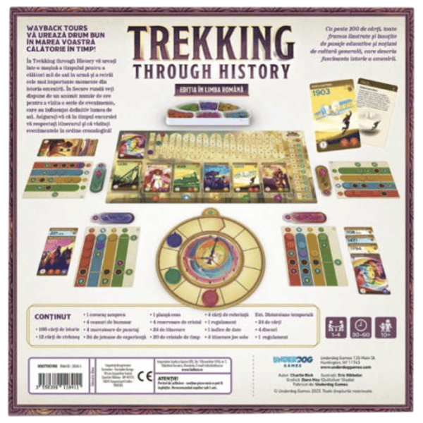 Joc de masă Underdog Games Trekking Through History 10+/ Strategie photo 4
