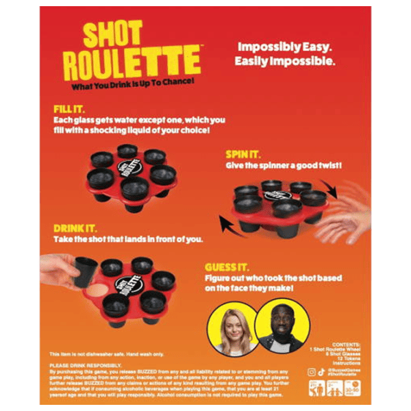 Настольная игра What Do You Meme? Shot Roulette: Drinking Game Play Set 18+/ Для вечеринок photo 2