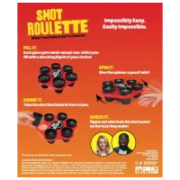 Joc de masă What Do You Meme? Shot Roulette: Drinking Game Play Set 18+/ Pentru petreceri photo 2