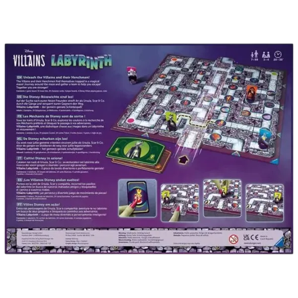 Настольная игра Ravensburger Labyrinth Villains 7+/ Стратегия photo 3