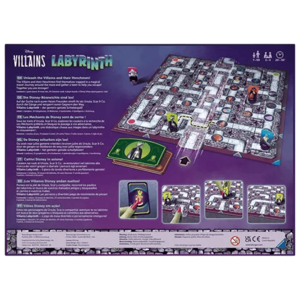 Настольная игра Ravensburger Labyrinth Villains 7+/ Стратегия photo 3
