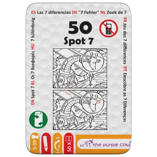 Joc de masă Purple Cow Fifty - Spot 7 4+/ Carti de joc photo 1