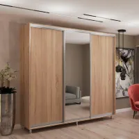 Dulap My-Style Cupe 250 x 60 x 210 / PAL / Sonoma Oak photo 3