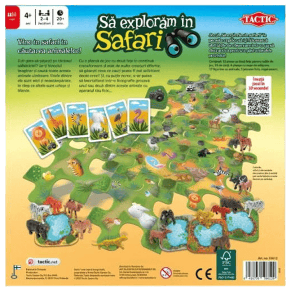 Настольная игра Tactic Seek & Find: Silly Safari 4+/ Развитие photo 3