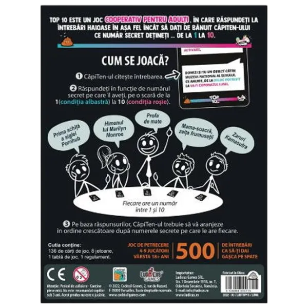 Настольная игра Cocktail Games Top Ten 18+ 18+/ Для вечеринок photo 6