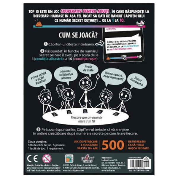 Настольная игра Cocktail Games Top Ten 18+ 18+/ Для вечеринок photo 6