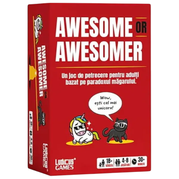 Настольная игра Ludicus Games Awesome or awesomer 18+/ Для вечеринок photo 1