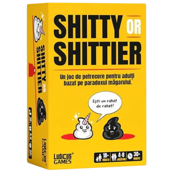 Настольная игра Ludicus Games Shitty or Shittier 18+/ Для вечеринок photo 1