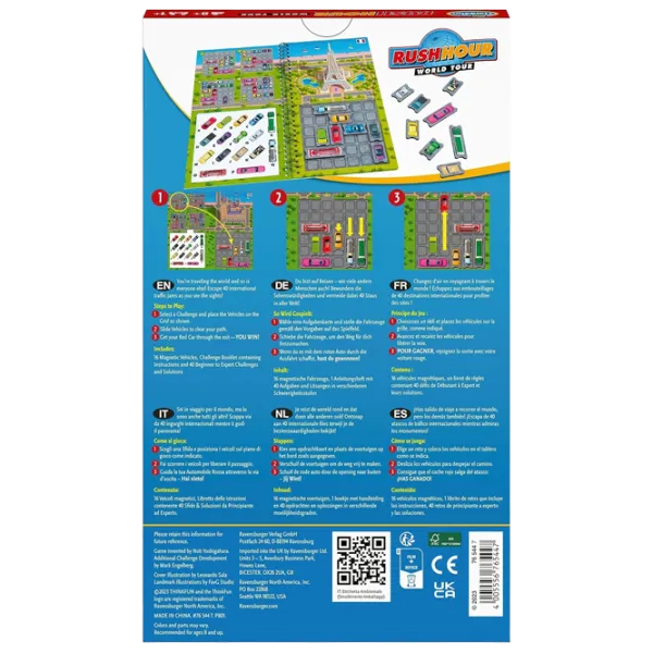Joc de masă Thinkfun Rush Hour World Tour) 8+/ Strategie photo 3