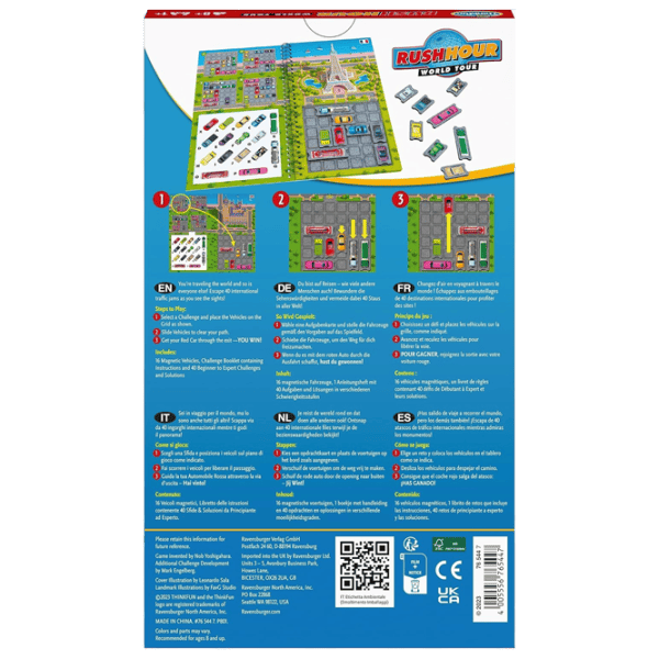 Joc de masă Thinkfun Rush Hour World Tour) 8+/ Strategie photo 3