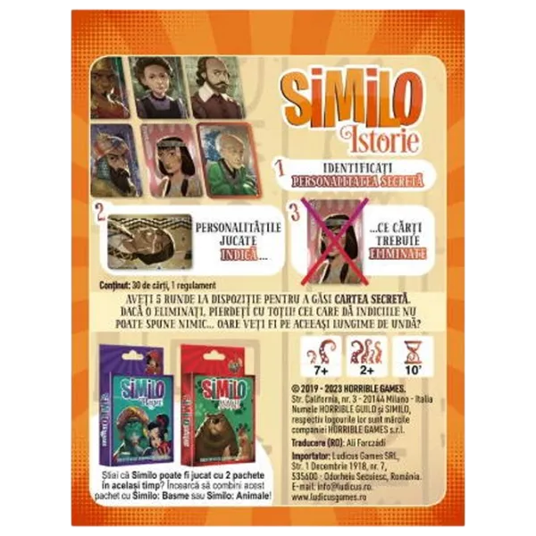 Joc de masă Horrible Guild Similo: History 7+/ Joc de logică photo 6