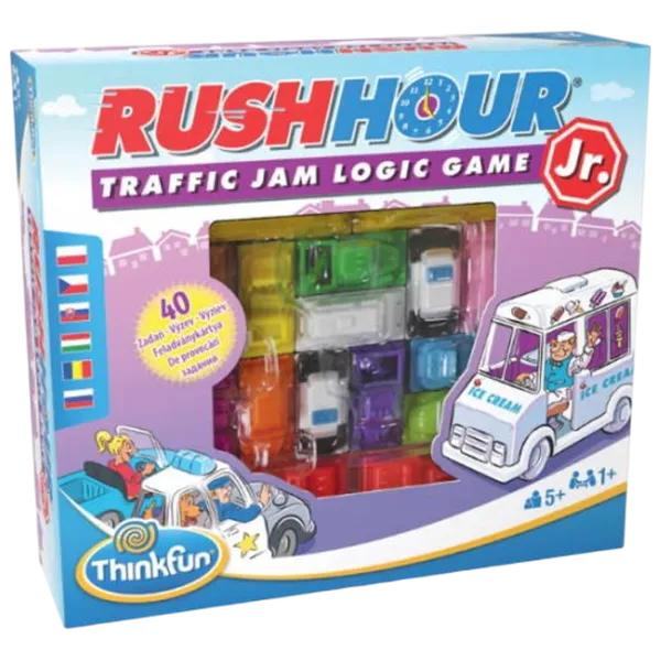Joc de masă Thinkfun Rush Hour Jr 5+/ Joc de logică photo 1