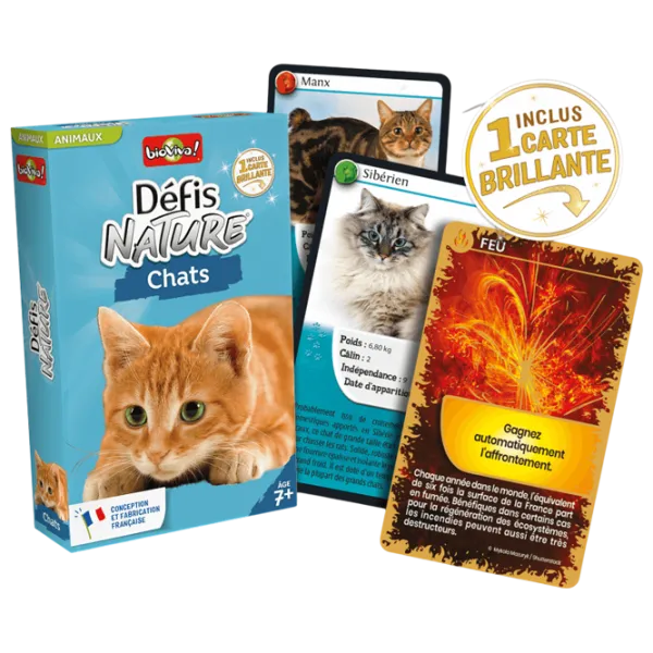 Joc educativ Bioviva Nature Challenge: Cats 7+/ Dezvoltare photo 3