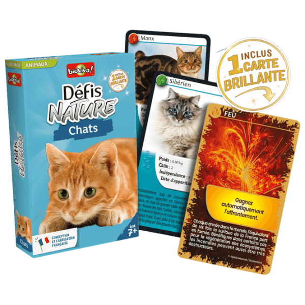 Joc educativ Bioviva Nature Challenge: Cats 7+/ Dezvoltare photo 3