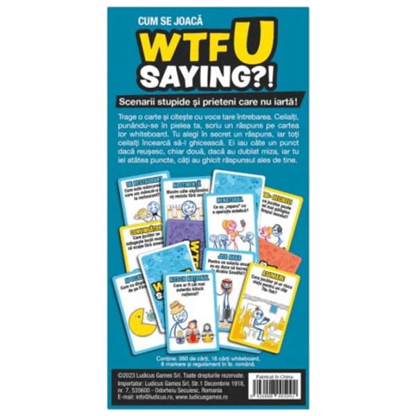 Настольная игра Ludicus Games WTFU Saying?! 18+/ Для вечеринок photo 3