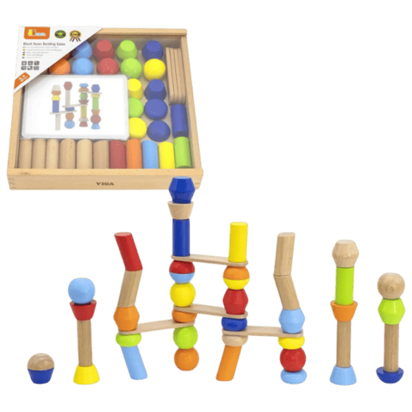 Настольная игра VIGA Build the Tower 3+/ Развитие photo 6