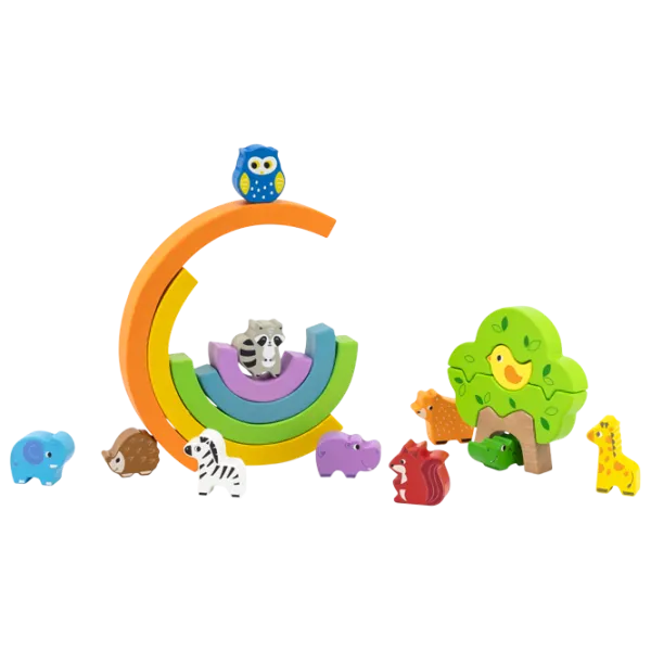 Joc educativ VIGA Rainbow 44590  1+ / Multicolor photo 2