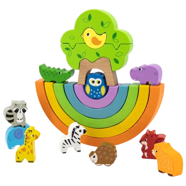 Joc educativ VIGA Rainbow 44590  1+ / Multicolor photo 4